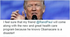 Trump targets critic by name on Twitter after Republican backlash to his health plan
