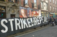 Face-off as pro-life and pro-choice campaigners protest on Dame St