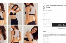 Urban Outfitters are taking the absolute piss with this 'crop top'