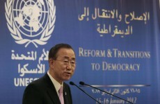 UN chief says Syrian president must stop violence