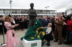 Life-size stature of AP McCoy unveiled at Cheltenham