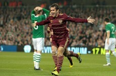 Late Irish rally not enough as Russians rampant