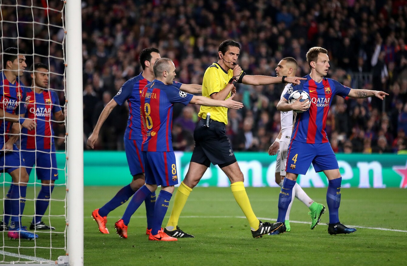 PSG condemn performance of referee during Barcelona defeat in letter to