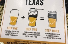 Guinness has an *interesting* three-step serving suggestion for people at SXSW