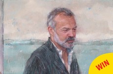 This glorious portrait of Graham Norton has just been hung in the National Gallery