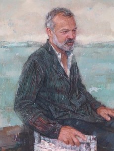 This portrait of Graham Norton was unveiled in the National Gallery today