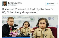 The BBC Dad's daughter once again stole the show at her family's press conference yesterday