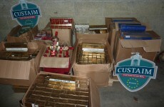 Cigarettes and counterfeit alcohol seized by Customs