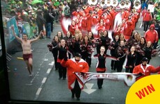 The RTÉ presenters' reaction to a lad in his boxers joining the Paddy's Day parade was priceless