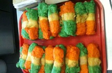 Aaron's Takeaway in Tipperary introduced tricolour battered sausages for one day only