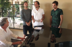 Roger Federer and Novak Djokovic teamed up to make this music video