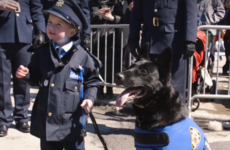 Four-year-old Irish garda with leukemia marches in New York St Patrick's Day parade