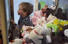 A little boy in Tipperary got stuck in a toy claw machine and the photos are joyous