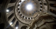 'The colour of hope': Tomb of Jesus restored to former glory in time for Easter visitors