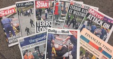 These are the front pages of the UK newspapers after yesterday's attack