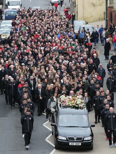 'He was brave and knew no fear' - Derry bids farewell to inspirational captain Ryan McBride