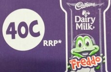 The price of Freddo bars has gone up to 40c in Ireland