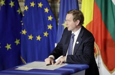 EU leaders signed a 'declaration of unity' today. Theresa May wasn't there.