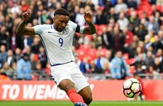 Emotional Defoe back in the goals for England after leading team out with 'best mate' Lowery