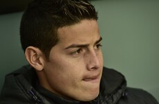James Rodriguez causes middle finger storm