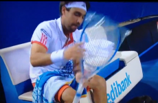 WATCH: Marcos Baghdatis gets homicidal on his rackets