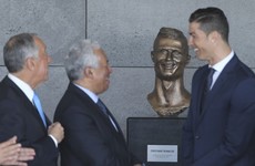 The bust unveiled at the newly-named Cristiano Ronaldo airport is pretty terrible