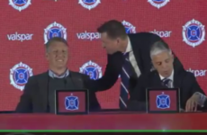 Journalist leaves Schweinsteiger baffled by asking if Chicago Fire can win the World Cup