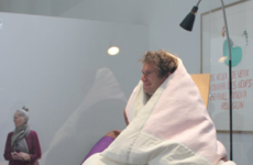 This 44-year-old French artist wants to become a 'human hen' by getting eggs to hatch