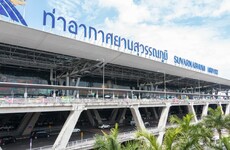 An Irishman has died at a Bangkok airport