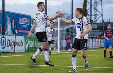 Dundalk prove too strong for 10-man Drogs in action-packed Louth derby