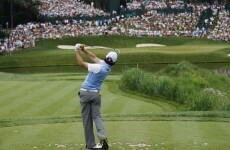Rory McIlroy won shot of the year with this six-iron