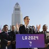 LA hits back at Paris accusations of buying Facebook likes to aid Olympic bid
