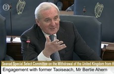 Bertie was back in Leinster House today and he managed to take a dig at Sinn Féin