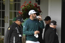 World number one Johnson pulls out of Masters with back injury minutes before teeing off