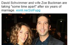 Everyone is making the same Friends joke about this David Schwimmer headline