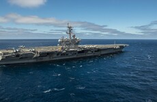 US moves Navy strike group in show of force against North Korea