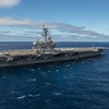 US moves Navy strike group in show of force against North Korea