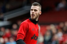 David de Gea absent from Man United side to face Sunderland