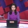 Television presenter reads breaking news report detailing her husband's death