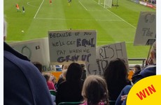 This sign perfectly illustrates the importance of what Ireland's women's football team did last week