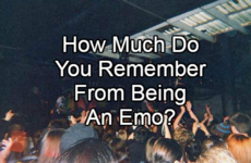 How Much Do You Remember From Being An Emo?