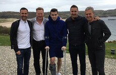 Everton boss Koeman and club captain pay recovering Coleman a visit in Donegal