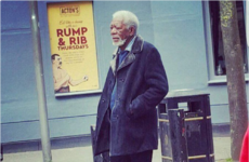 Morgan Freeman has been spotted casually wandering around Belfast