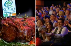A leg of lamb was the big prize on the Late Late last night, and this guy was DELIGHTED