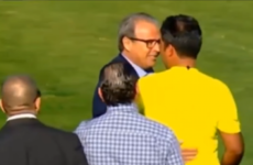 Bum-pinching Tunisian football boss slapped with life ban