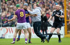 Wexford boss Davy Fitzgerald involved in heated on-field clash with multiple Tipperary players