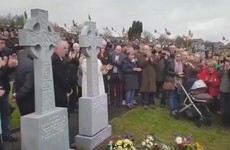 Martin McGuinness' gravestone unveiled in Derry