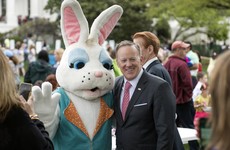 Donald Trump hosts Easter Egg Roll (and Sean Spicer met his rabbit replacement)