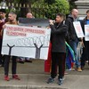 Dublin protest against anti-gay violence in Chechnya as Russia seeks to play down controversy