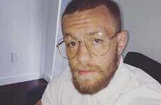 So it turns out Conor McGregor doesn't actually need those granda glasses he wears